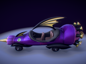 wacky races - the mean machine 3D Model