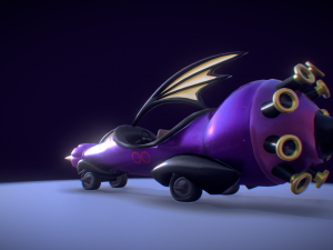 wacky races - the mean machine 3D Model