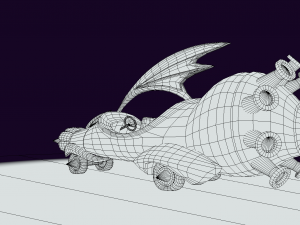 wacky races - the mean machine 3D Model