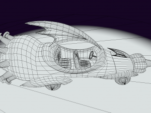 wacky races - the mean machine 3D Model