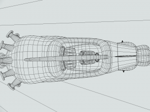 wacky races - the mean machine 3D Model