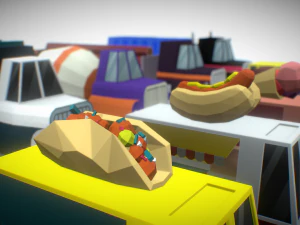 pacote lowpoly de ve&iacute;culos Modelo 3D