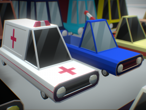 vehicles lowpoly pack Modelo 3D