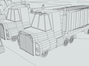 vehicles lowpoly pack Modelo 3D