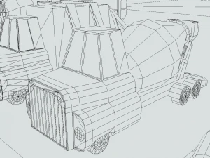 pacote lowpoly de ve&iacute;culos Modelo 3D