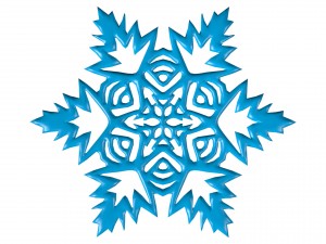 snowflake 3D 모델