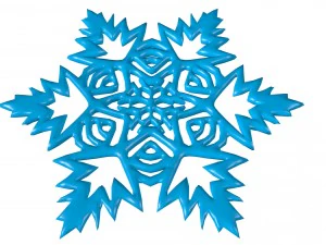 płatek śniegu Model 3D