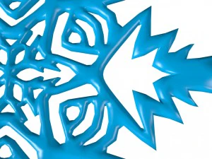 płatek śniegu Model 3D