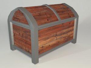 treasure chest 3D 模型