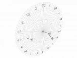 3d dartboard and darts 3D Model