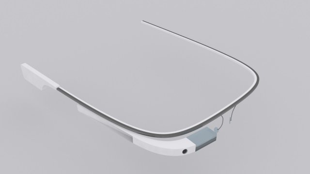 google glass 3D Модель .c4d .max .obj .3ds .fbx .stl .blend 