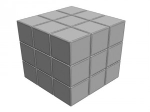 rubicks cube Model 3D
