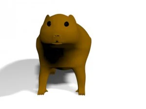 groundhog uvw 3D Model