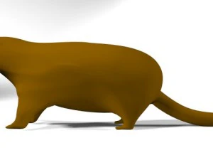groundhog uvw 3D Model