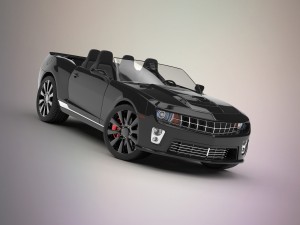 camaro convertible car 3D Model