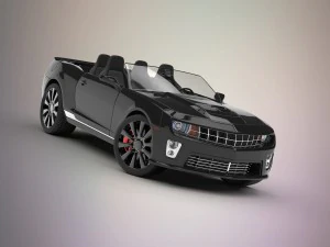 camaro convertible car 3D Model