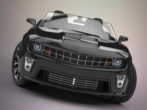 camaro convertible car 3D Model