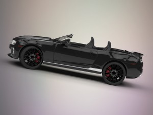 camaro convertible car 3D Model