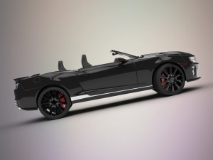 camaro convertible car 3D Model