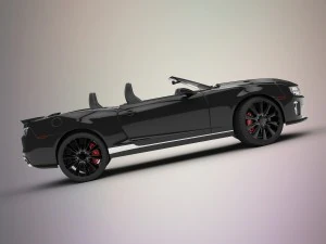 camaro convertible car 3D Model