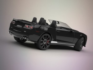 camaro convertible car 3D Model