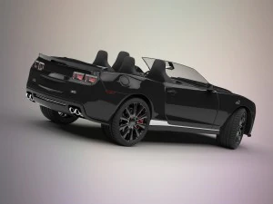 camaro convertible car 3D Model