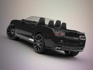 camaro convertible car 3D Model