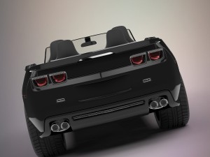 camaro convertible car 3D Model