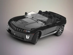 camaro convertible car 3D Model