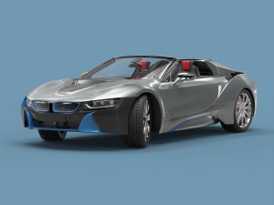 convertible sport car 3D Model
