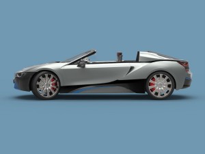 convertible sport car Model 3D
