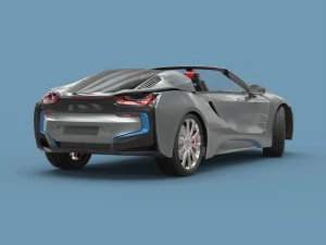 convertible sport car 3D Model