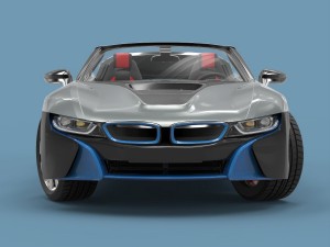 convertible sport car Model 3D