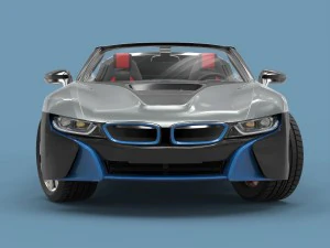 convertible sport car 3D Model