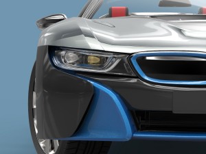 convertible sport car Model 3D