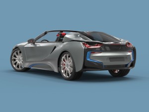 convertible sport car Model 3D