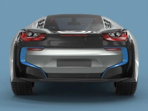 convertible sport car 3D Model