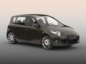 hatchback car 3D-Modell