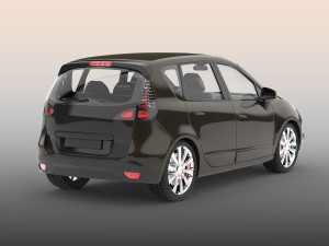 hatchback car 3D-Modell