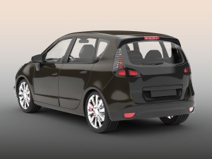 hatchback car 3D-Modell