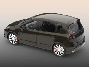 hatchback car 3D Model