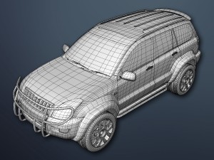 off road car 3D 모델