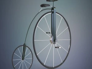 penny farthing bicycle 3D Model
