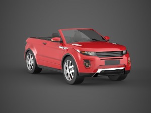 convertible sport car 3D 모델