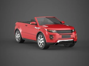 carro esporte convers&iacute;vel Modelo 3D