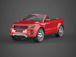 convertible sport car 3D Model