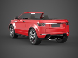 convertible sport car Model 3D