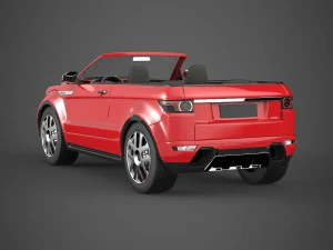 convertible sport car 3D Model