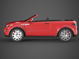 convertible sport car Model 3D