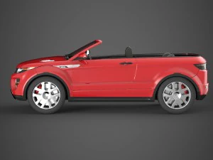 convertible sport car 3D Model